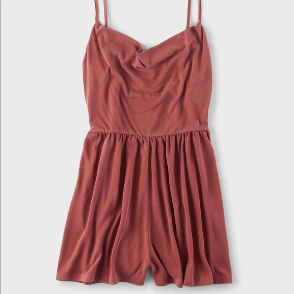 American Eagle Outfitters Pants - American Eagle Cowl Neck Romper